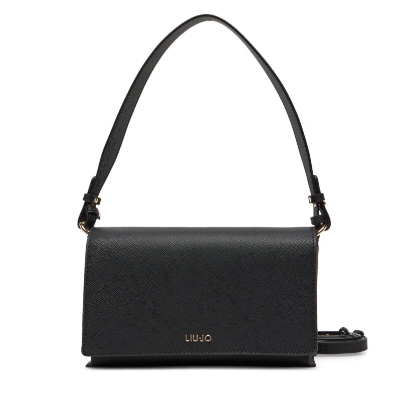Дамска чанта Liu Jo S Crossbody AA5177 E0087 Черен цвят на ниска цена
