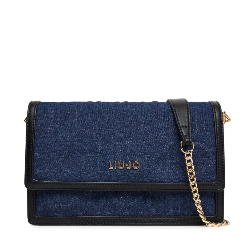 Дамска чанта Liu Jo S Crossbody AF5158 D0001 Тъмносин цвят на ниска цена