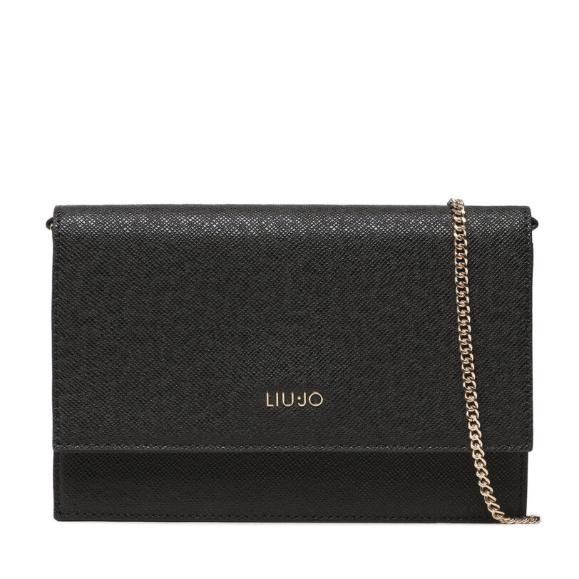 Дамска чанта Liu Jo Xs Crossbody AXX018 E0087 Черен цвят на ниска цена