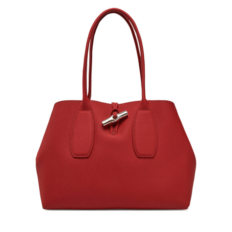Дамска чанта Longchamp 10060HPN Червен цвят на ниска цена