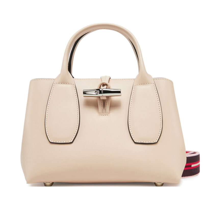 Дамска чанта Longchamp 10095HCN Бежов цвят на ниска цена