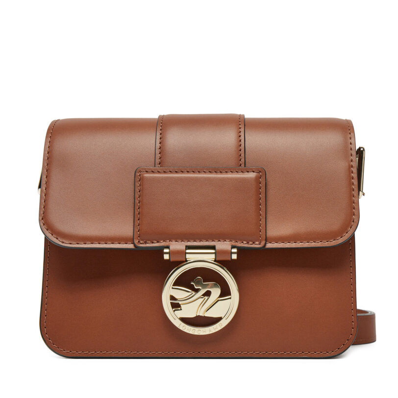 Дамска чанта Longchamp 10174HAU Кафяв цвят на ниска цена