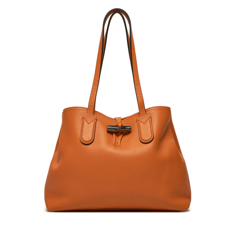 Дамска чанта Longchamp 10183 Оранжев цвят на ниска цена