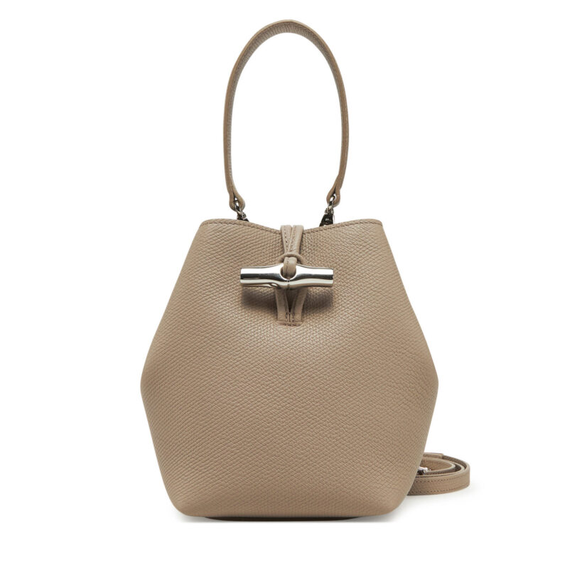 Дамска чанта Longchamp 10279HFP Бежов цвят на ниска цена
