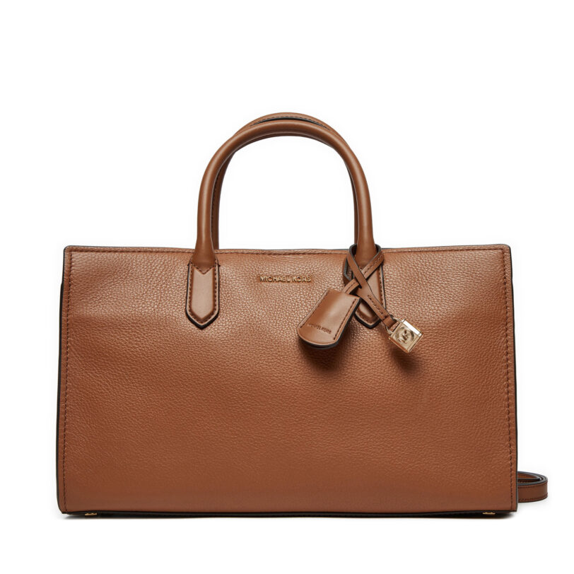 Дамска чанта MICHAEL Michael Kors 30F4GETS2L Кафяв цвят на ниска цена