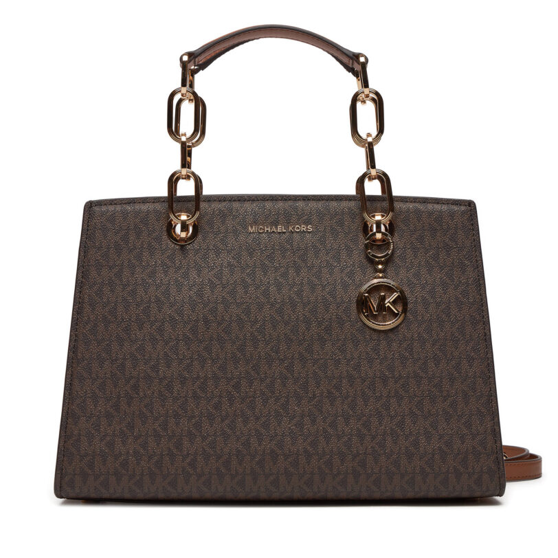 Дамска чанта MICHAEL Michael Kors 30S4GCYS2B Кафяв цвят на ниска цена