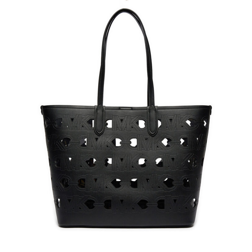 Дамска чанта MICHAEL Michael Kors 30S4SZAT7P Черен цвят на ниска цена