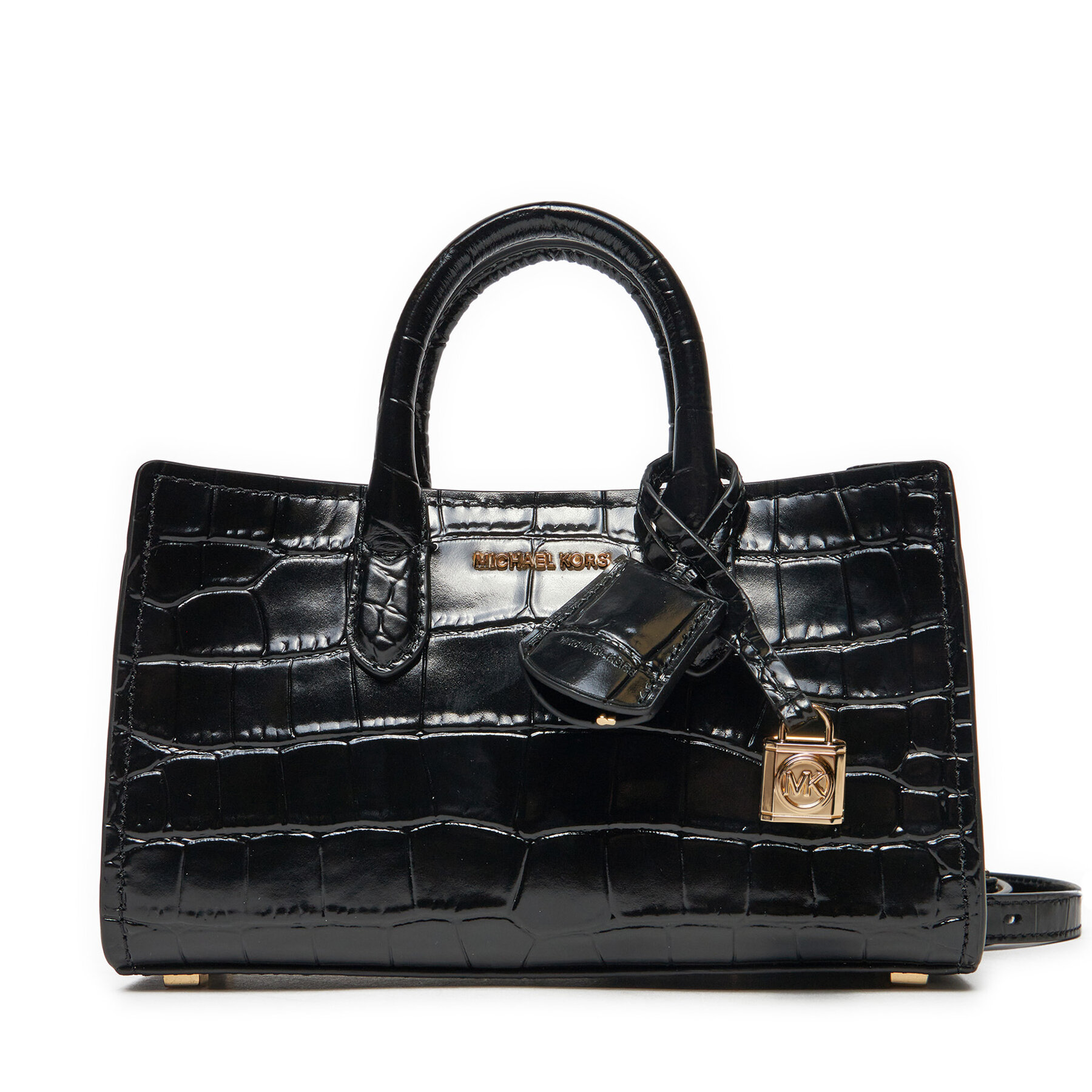 Дамска чанта MICHAEL Michael Kors 32F4GETC0E Черен цвят на ниска цена