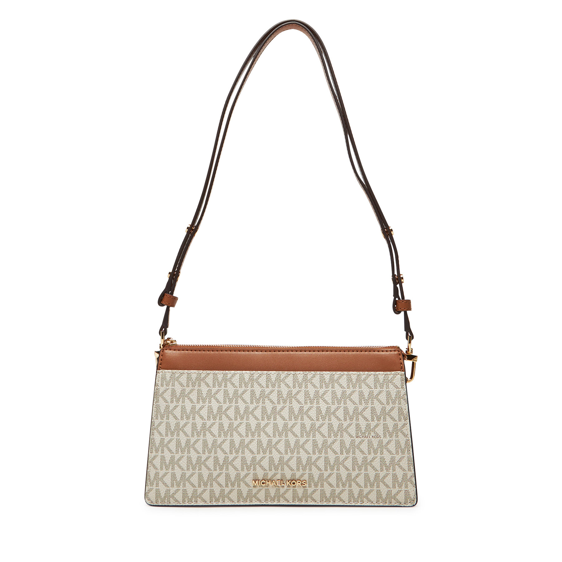 Дамска чанта MICHAEL Michael Kors 32S5G8EC7B Екрю цвят на ниска цена