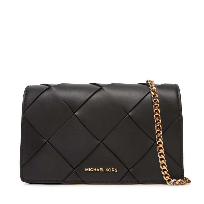 Дамска чанта MICHAEL Michael Kors 32S5GJ6C8L Черен цвят на ниска цена