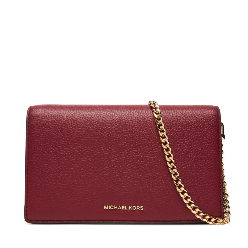 Дамска чанта MICHAEL Michael Kors 32T4GJ6C2L Бордо цвят на ниска цена