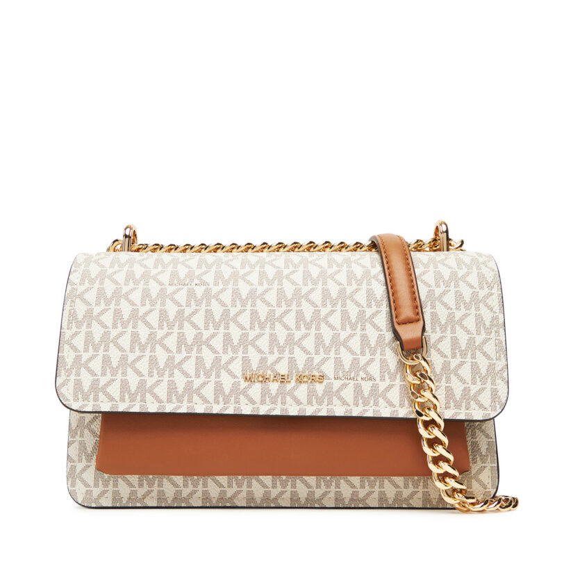 Дамска чанта MICHAEL Michael Kors Claire 30R5GC7L3B Екрю цвят на ниска цена