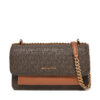 Дамска чанта MICHAEL Michael Kors Claire 30R5GC7L3B Кафяв цвят на ниска цена