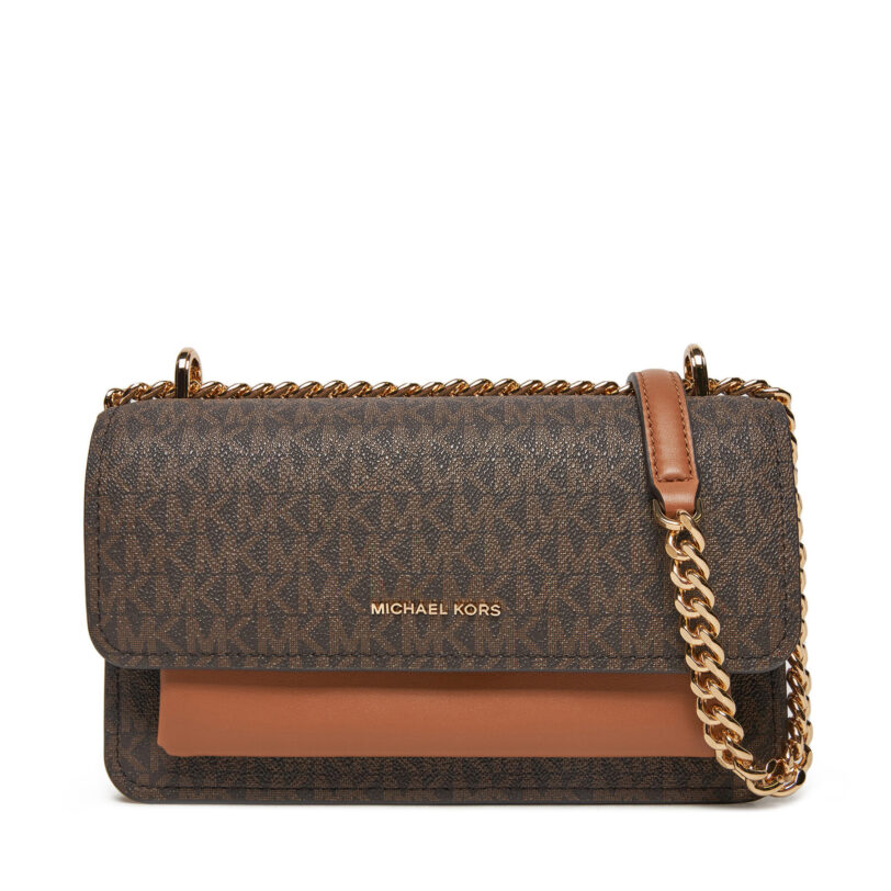Дамска чанта MICHAEL Michael Kors Claire 30R5GC7L3B Кафяв цвят на ниска цена