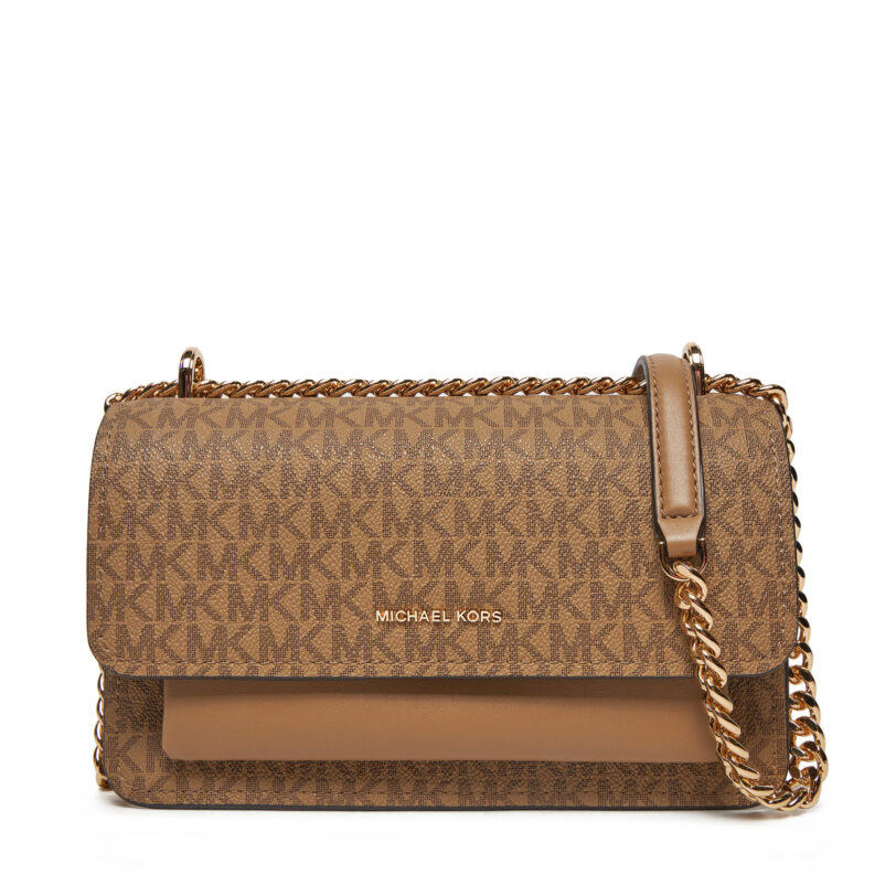 Дамска чанта MICHAEL Michael Kors Claire 30R5GC7L3V Кафяв цвят на ниска цена