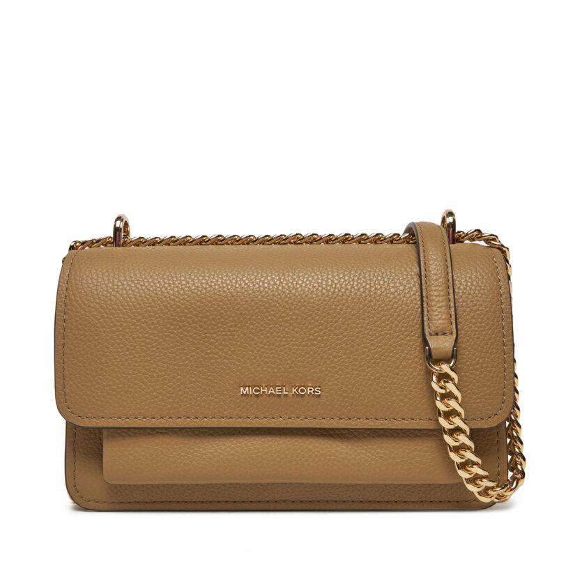 Дамска чанта MICHAEL Michael Kors Claire 30T4GC7L3T Кафяв цвят на ниска цена