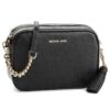 Дамска чанта MICHAEL Michael Kors Crossbodies 32F7GGNM8L Черен цвят на ниска цена