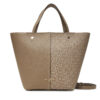 Дамска чанта MICHAEL Michael Kors Flora 30T5GFFT2B Бежов цвят на ниска цена