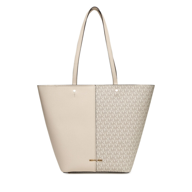 Дамска чанта MICHAEL Michael Kors Flora 30T5GFFT3B Бежов цвят на ниска цена