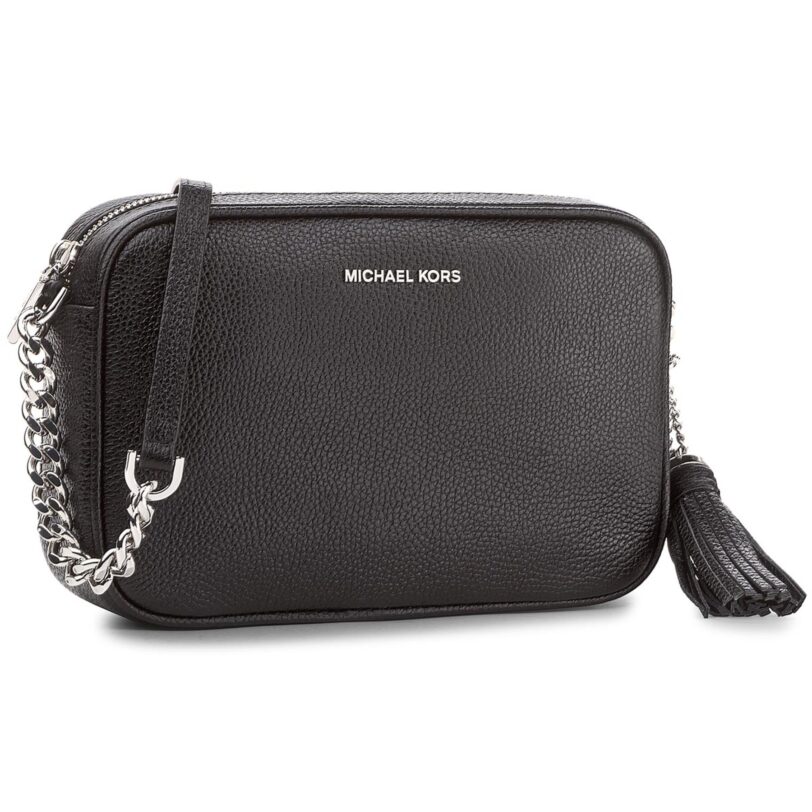 Дамска чанта MICHAEL Michael Kors Ginny 32F7SGNM8L Черен цвят на ниска цена