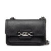 Дамска чанта MICHAEL Michael Kors Heather 30S2S7HL3L Черен цвят на ниска цена