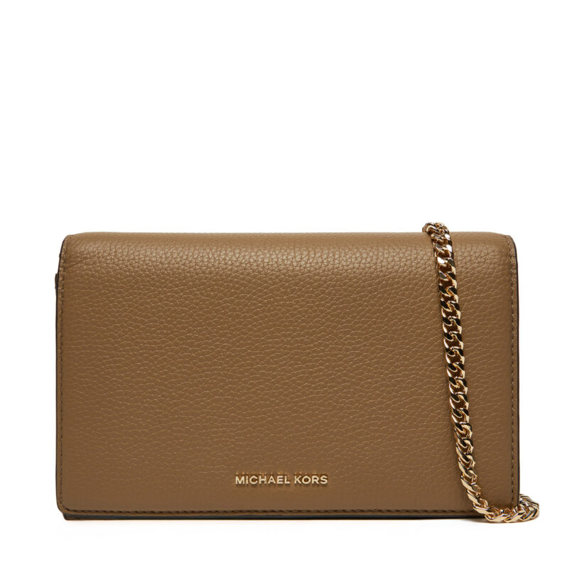 Дамска чанта MICHAEL Michael Kors Jet Set 32T4GJ6C2L Кафяв цвят на ниска цена