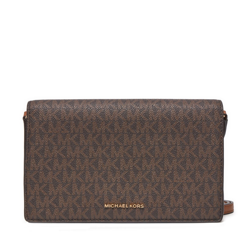 Дамска чанта MICHAEL Michael Kors Jet Set 32T4GJ6C6B Кафяв цвят на ниска цена
