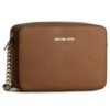 Дамска чанта MICHAEL Michael Kors Jet Set Travel 32S4GTVC3L Кафяв цвят на ниска цена