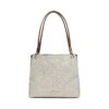 Дамска чанта MICHAEL Michael Kors Kensington 30F3G8KT7B Екрю цвят на ниска цена