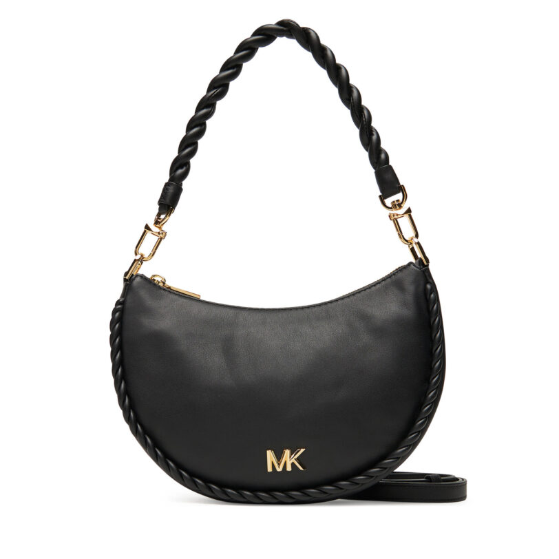 Дамска чанта MICHAEL Michael Kors Kyla 32T5G8QU1L Черен цвят на ниска цена