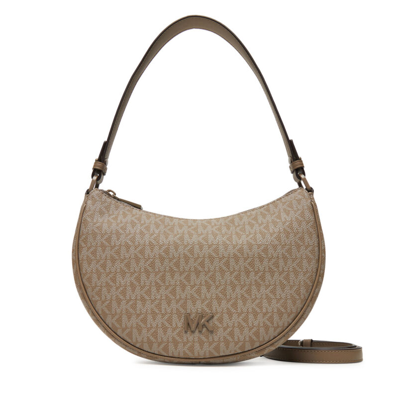 Дамска чанта MICHAEL Michael Kors Kyla 32T5T8QU1B Бежов цвят на ниска цена