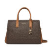 Дамска чанта MICHAEL Michael Kors Laila 30R5G9IS6B Кафяв цвят на ниска цена