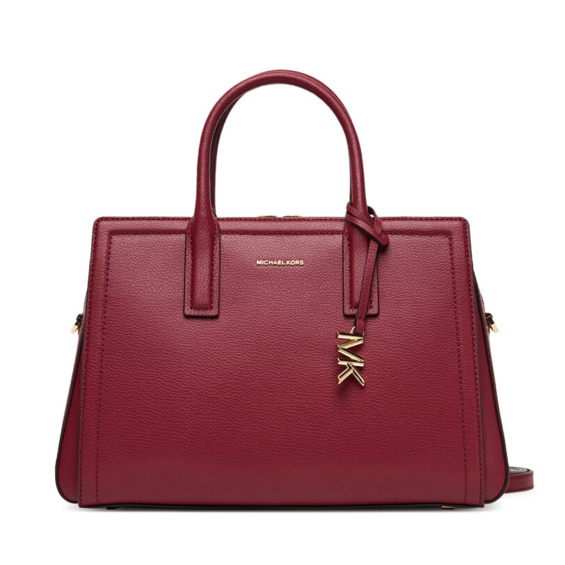 Дамска чанта MICHAEL Michael Kors Laila 30R5G9IS6L Бордо цвят на ниска цена