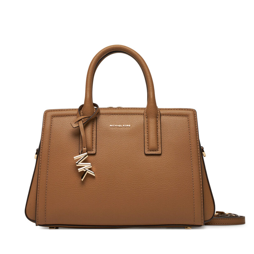 Дамска чанта MICHAEL Michael Kors Laila 30S5G9IS1L Кафяв цвят на ниска цена