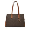 Дамска чанта MICHAEL Michael Kors Laila 30S5G9IT2B Кафяв цвят на ниска цена
