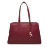 Дамска чанта MICHAEL Michael Kors Laila 30S5G9IT2L Бордо цвят на ниска цена