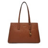 Дамска чанта MICHAEL Michael Kors Laila 30S5G9IT2L Кафяв цвят на ниска цена