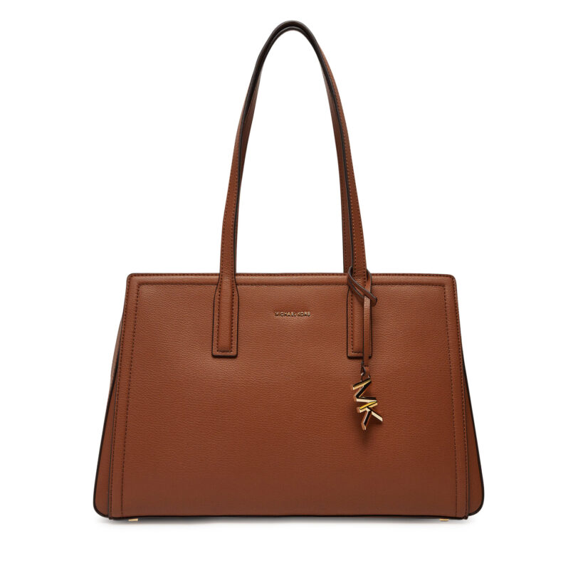 Дамска чанта MICHAEL Michael Kors Laila 30S5G9IT2L Кафяв цвят на ниска цена