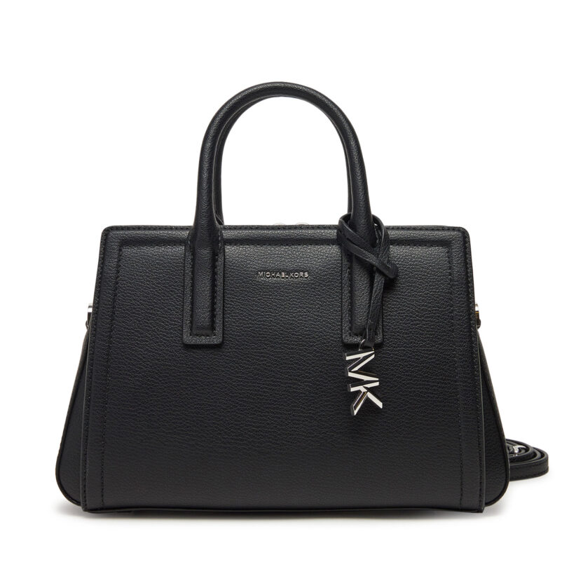 Дамска чанта MICHAEL Michael Kors Laila 30S5S9IS1L Черен цвят на ниска цена