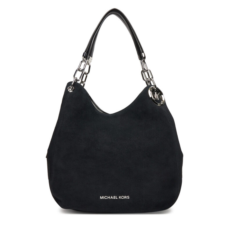 Дамска чанта MICHAEL Michael Kors Lillie  30S5S0LE3S Черен цвят на ниска цена