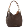 Дамска чанта MICHAEL Michael Kors Lillie 30T9G0LE3B Кафяв цвят на ниска цена