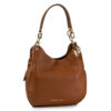 Дамска чанта MICHAEL Michael Kors Lillie 30T9G0LE3L Кафяв цвят на ниска цена