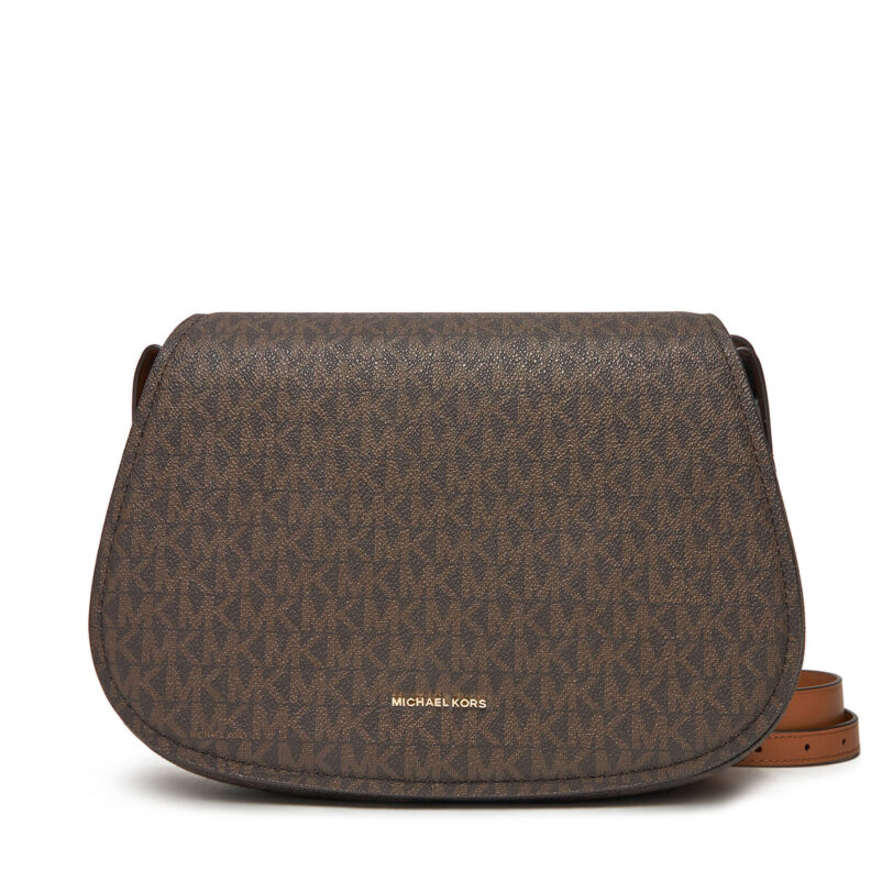 Дамска чанта MICHAEL Michael Kors Lydia 30R5GL0M2B Кафяв цвят на ниска цена