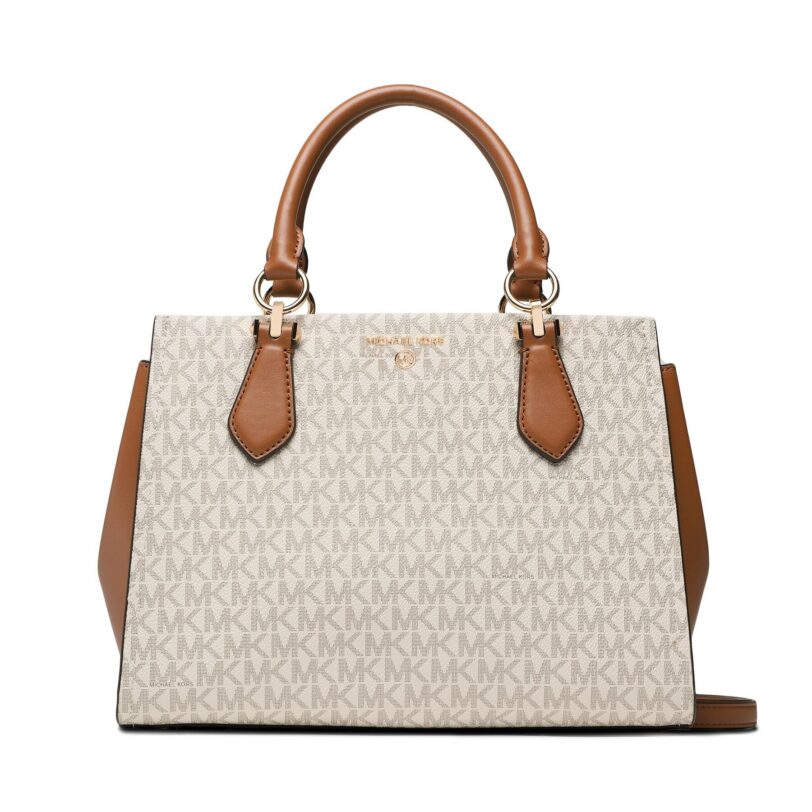 Дамска чанта MICHAEL Michael Kors Marilyn 30S2G6AS2B Бежов цвят на ниска цена