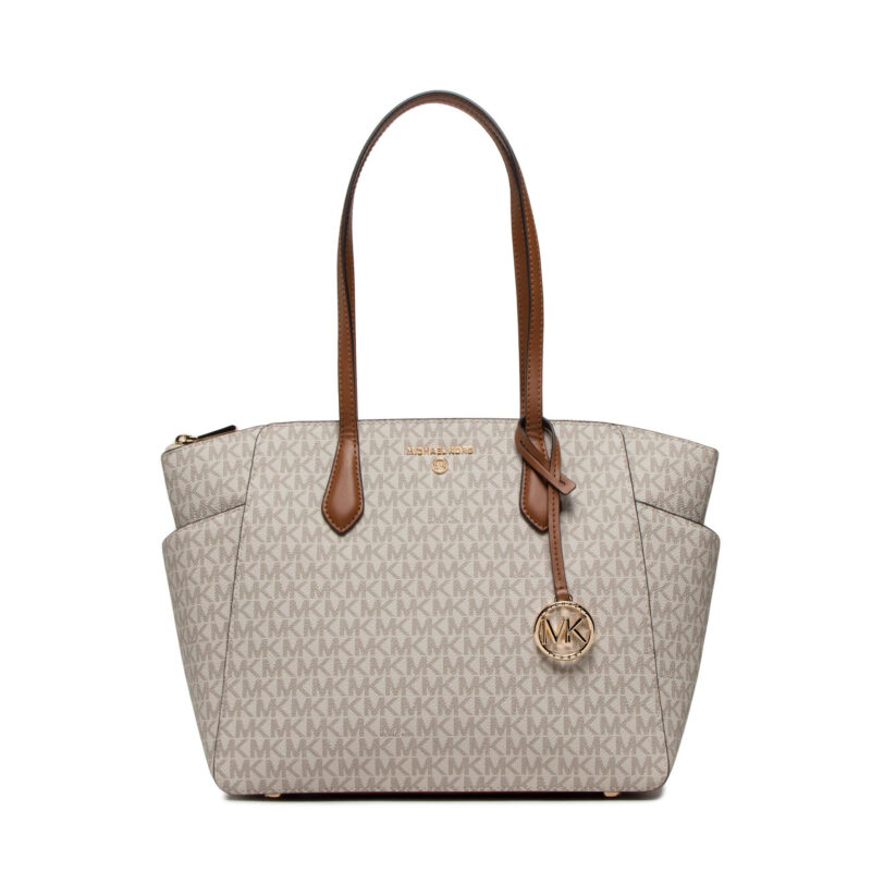 Дамска чанта MICHAEL Michael Kors Marilyn 30S2G6AT2B Бежов цвят на ниска цена