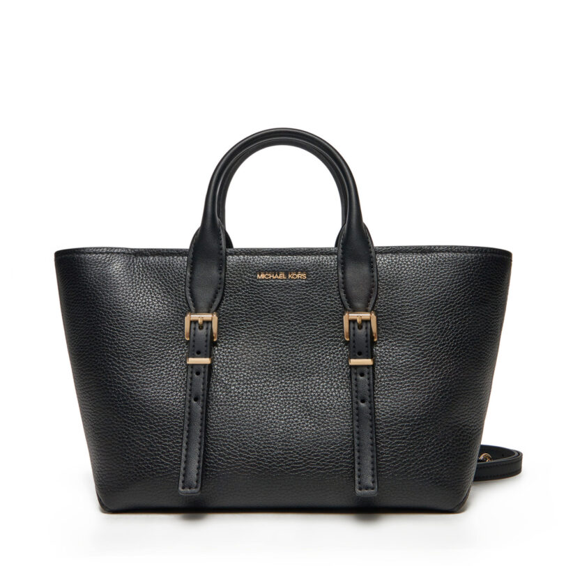 Дамска чанта MICHAEL Michael Kors Moore 30R5G9OS1L Черен цвят на ниска цена