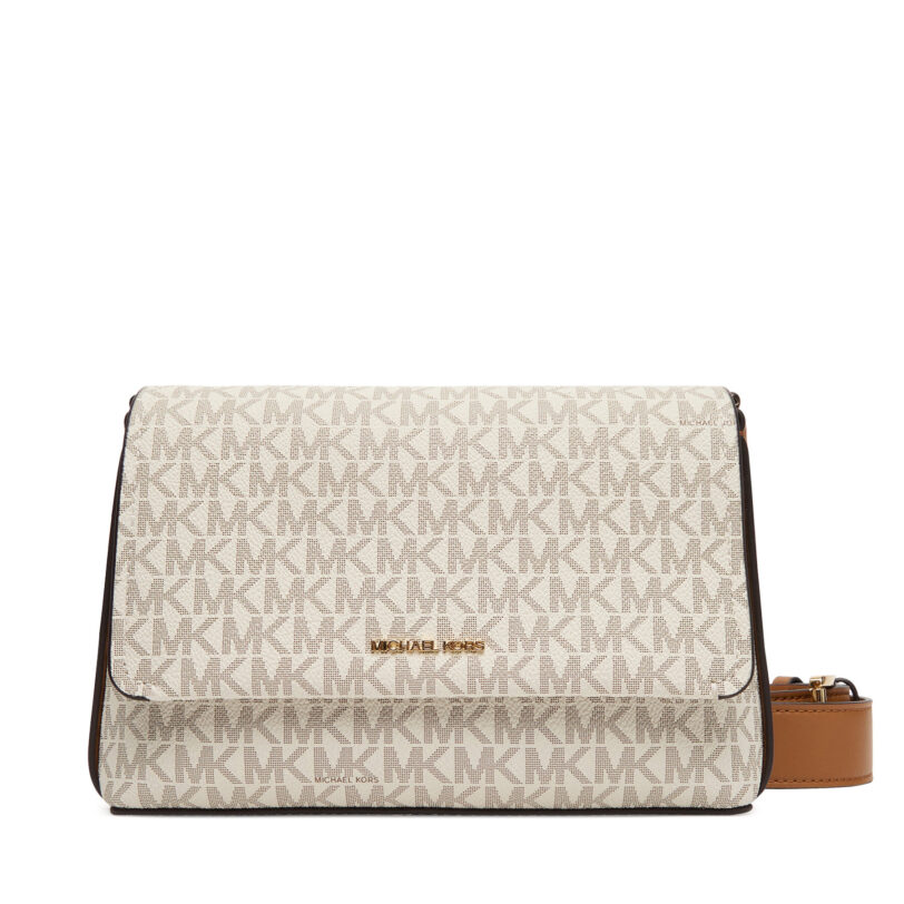 Дамска чанта MICHAEL Michael Kors Nessa 30T5G8ZM1B Бежов цвят на ниска цена