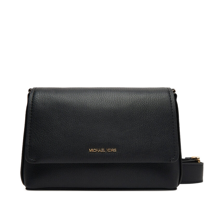 Дамска чанта MICHAEL Michael Kors Nessa 30T5G8ZM1L Черен цвят на ниска цена
