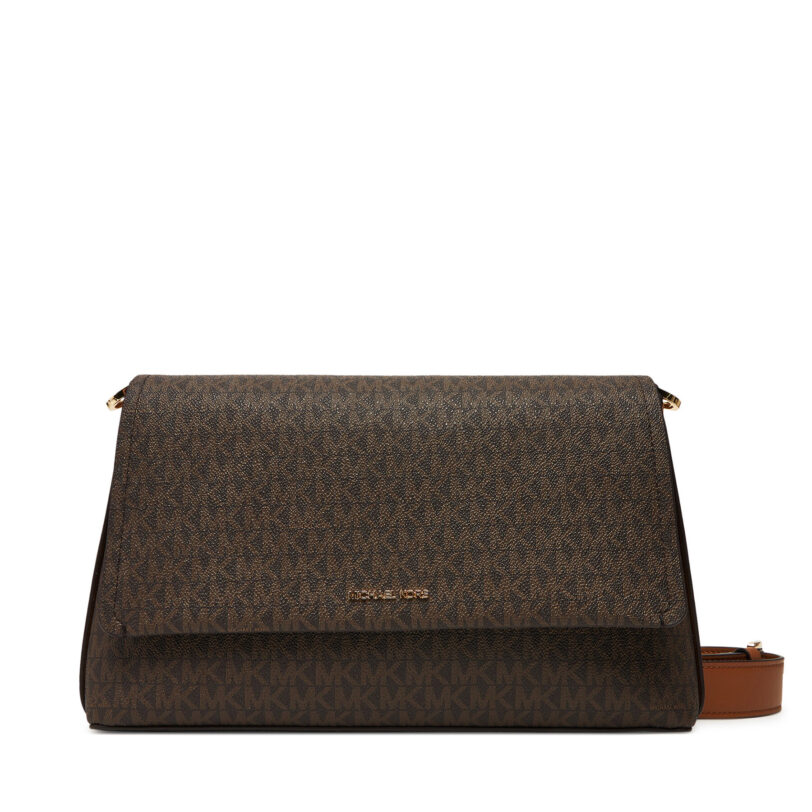 Дамска чанта MICHAEL Michael Kors Nessa 30T5G8ZM3B Кафяв цвят на ниска цена
