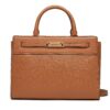 Дамска чанта MICHAEL Michael Kors Primrose 30S4G12S2P Кафяв цвят на ниска цена